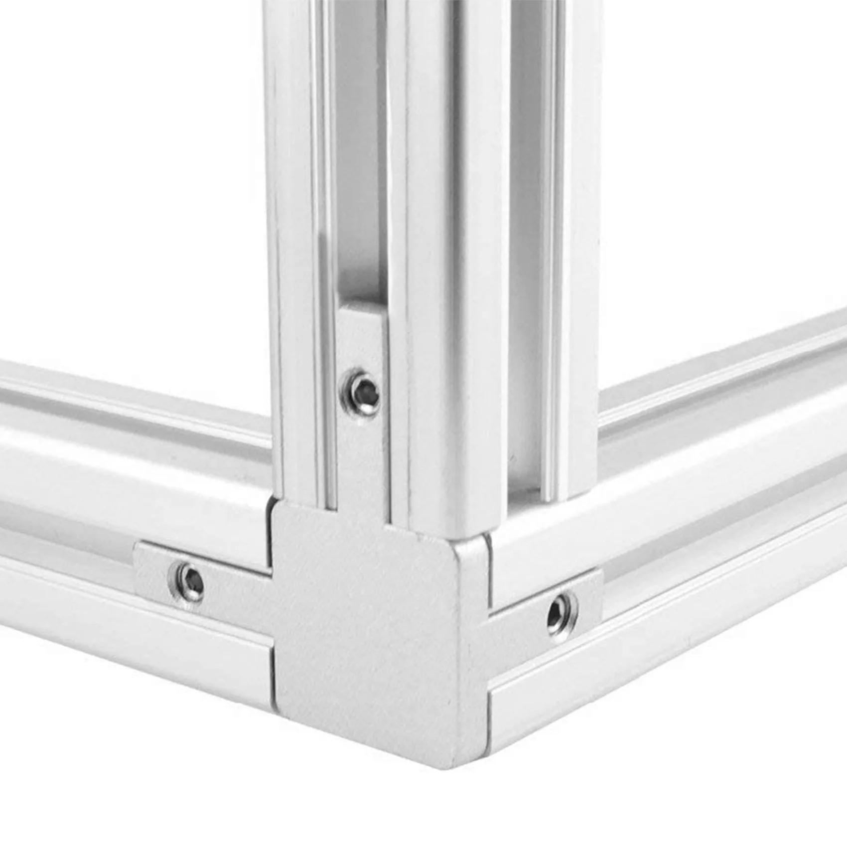 

3-Way End Corner Bracket Connector for T slot Aluminum Extrusion Profile 2020 series (Pack of 4, with screws)