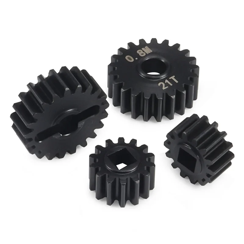 8 шт. комплект шестерен для осевого портала из стали Overdrive 21T 14T радиоуправляемого
