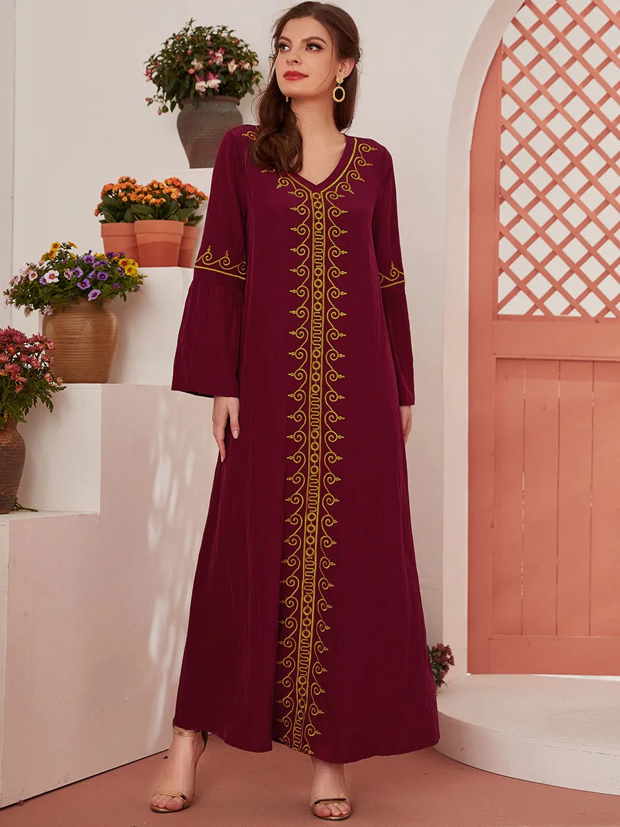 

Ramadan Kaftan Dubai Abaya Turkey Islam Pakistani Muslim Arabic Long Dress African Dresses For Women Caftan Robe Femme Musulmane