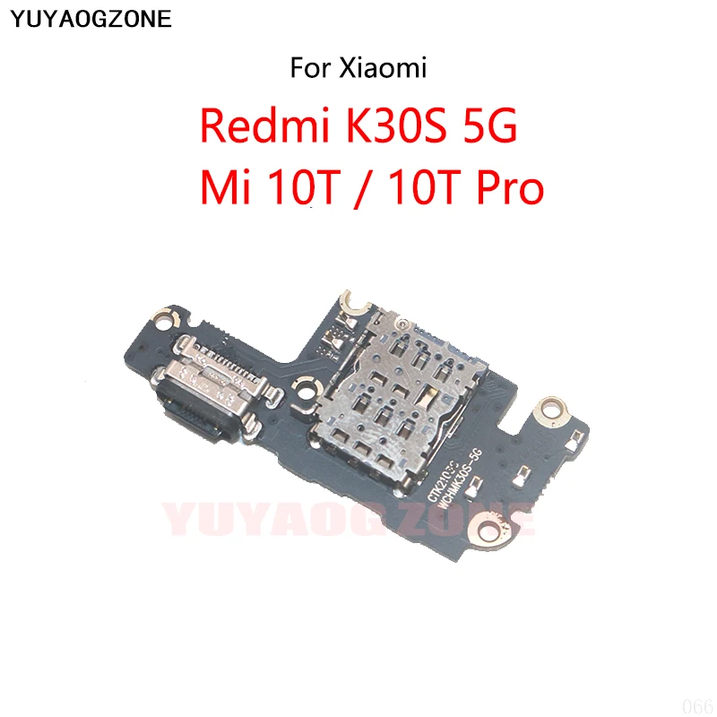

10PCS/Lot For Xiaomi Redmi K30S 5G / Mi 10T Pro USB Charge Dock Port Socket Plug Connector Flex Cable Charging Board Module