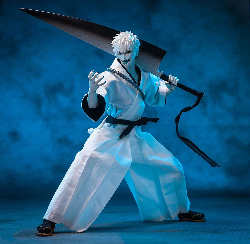 1/6 Male Soldier Action Figure With Head Carving Accessories White Lord Void White Ichigo Model 12" Complete Set GT-004 Toys images - 6
