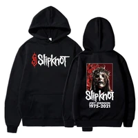2022 hot sale slipknots double sided print hoodie heavy metal sweatshirt prepare for hell tour hoodies men rock band streetwear