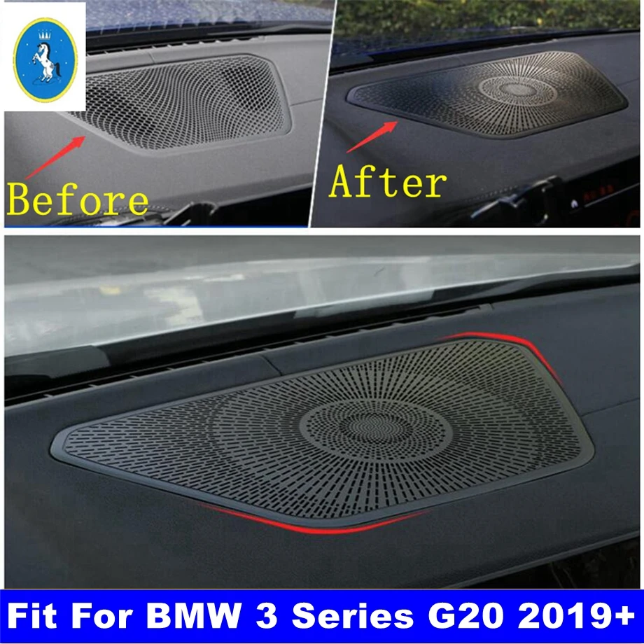 

Central Stereo Speaker Audio Sound Loudspeaker Decoration Panel Cover Trim Fit For BMW 3 Series G20 2019 - 2023 Car Accessories