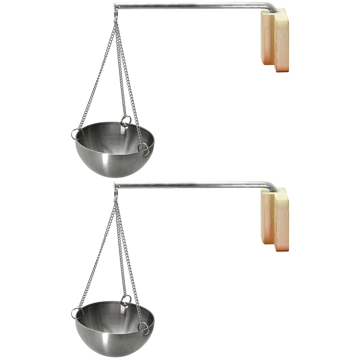 

2pcs Stainless Steel Essential Oil Holder Essential Oil Bowl Essential Oil Container Sauna Oil Cup