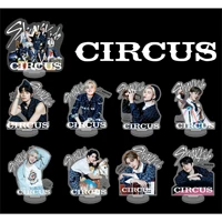 kpop new boys group stray kids new circus acrylic cartoon standing sign ornament desktop decoration stop sign ornament gifts i n