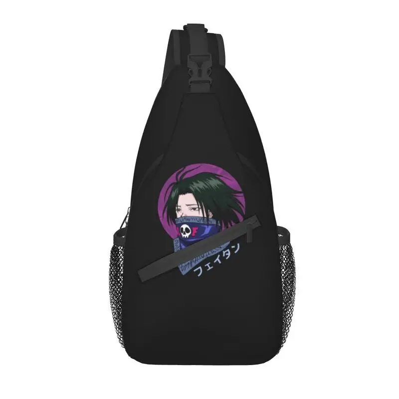 

Рюкзак-слинг HXH Feitan с рисунком аниме, мужской ранец кросс-боди Hunter X Hunter, нагрудная сумка на плечо для езды на велосипеде и кемпинга