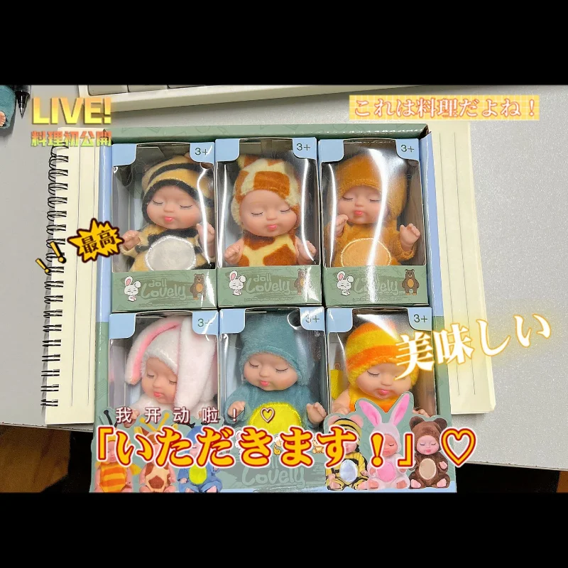 

Модная миниатюрная кукла 13 см, имитация принцессы, игрушки, Спящий ребенок, серия куклы, Мультяшные животные, игрушки для детей, кавайные куклы, подарок