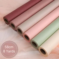 water proof flower wrapping paper roll packaging gift wrapping flower shop bouquet supplies roll 58cm 8 yards