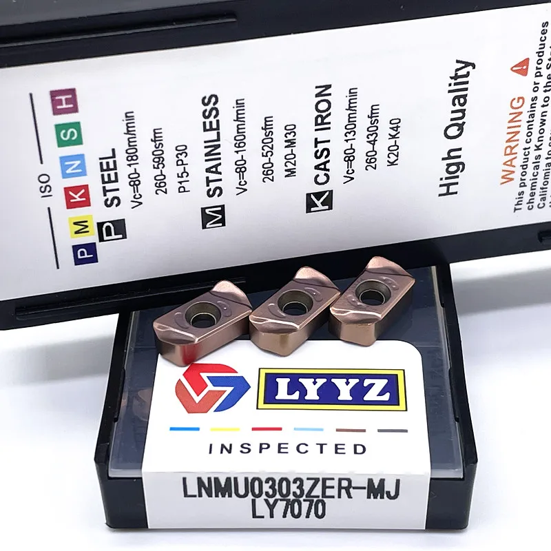 Вставка LNMU0303ZER MJ LY7070 9070 Tungaloy карбидная вставка токарный инструмент с ЧПУ внешняя