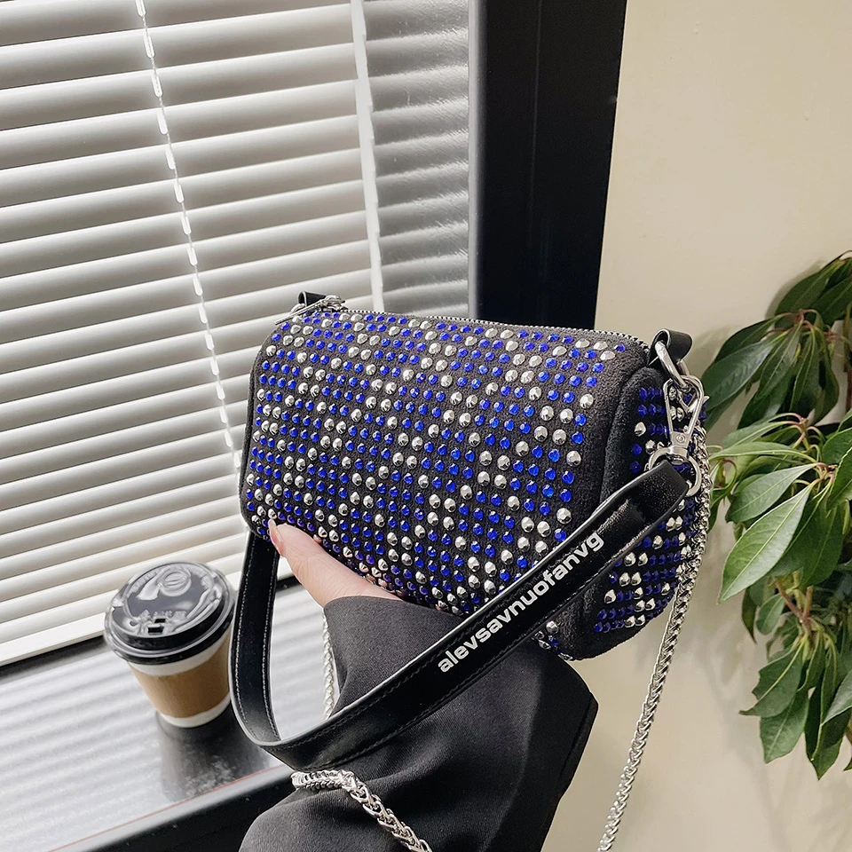 

Women's Bag 2022 Trend Bags for Women Luxury Designer Handbag Colorful Rhinestone Side Bags Women Cross Body Bags Free Shipping