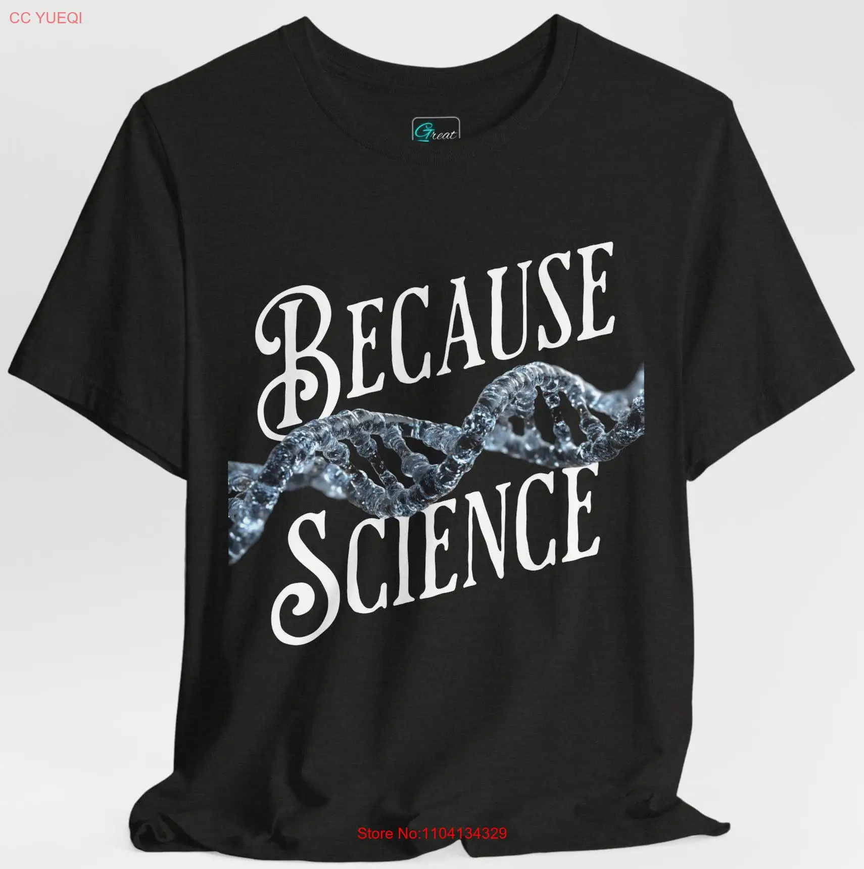 Because Science T Shirt Funny Chemistry Physics Teacher Soft Comfy long or short sleeves