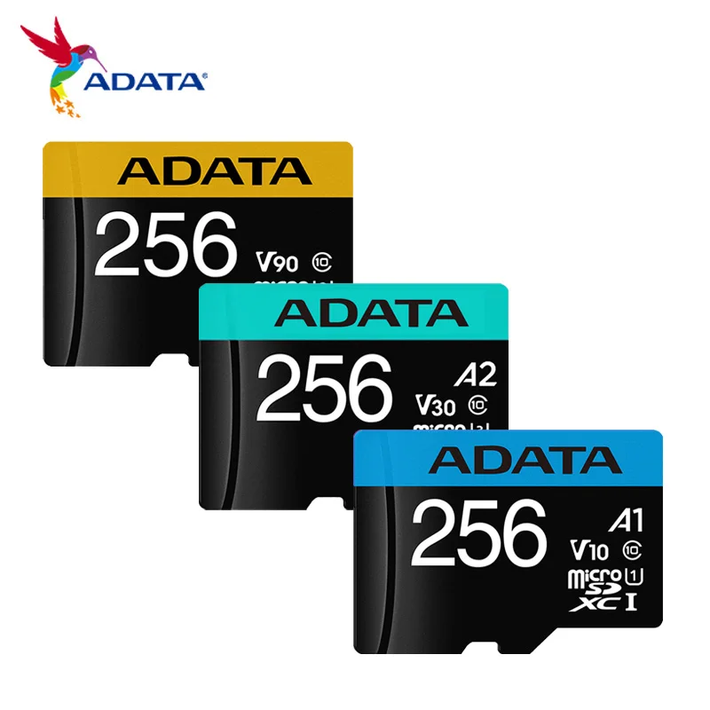 

ADATA Micro SD 128GB 256GB 512GB Memory Card 32GB 64GB TF Flash Cards U1 U3 4K 8K A1 A2 microSD C10 V30 V90 for Phone