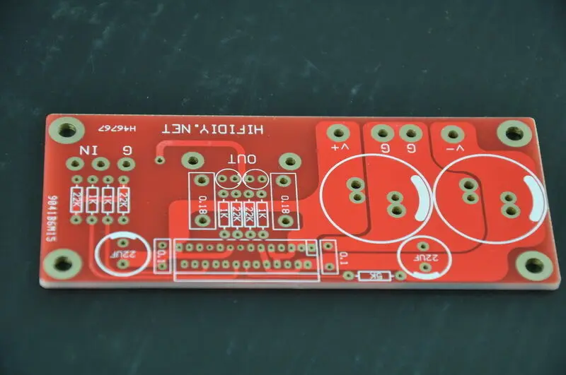 

LM4780 dual-channel POWER amplifier heavy golden plated PCB
