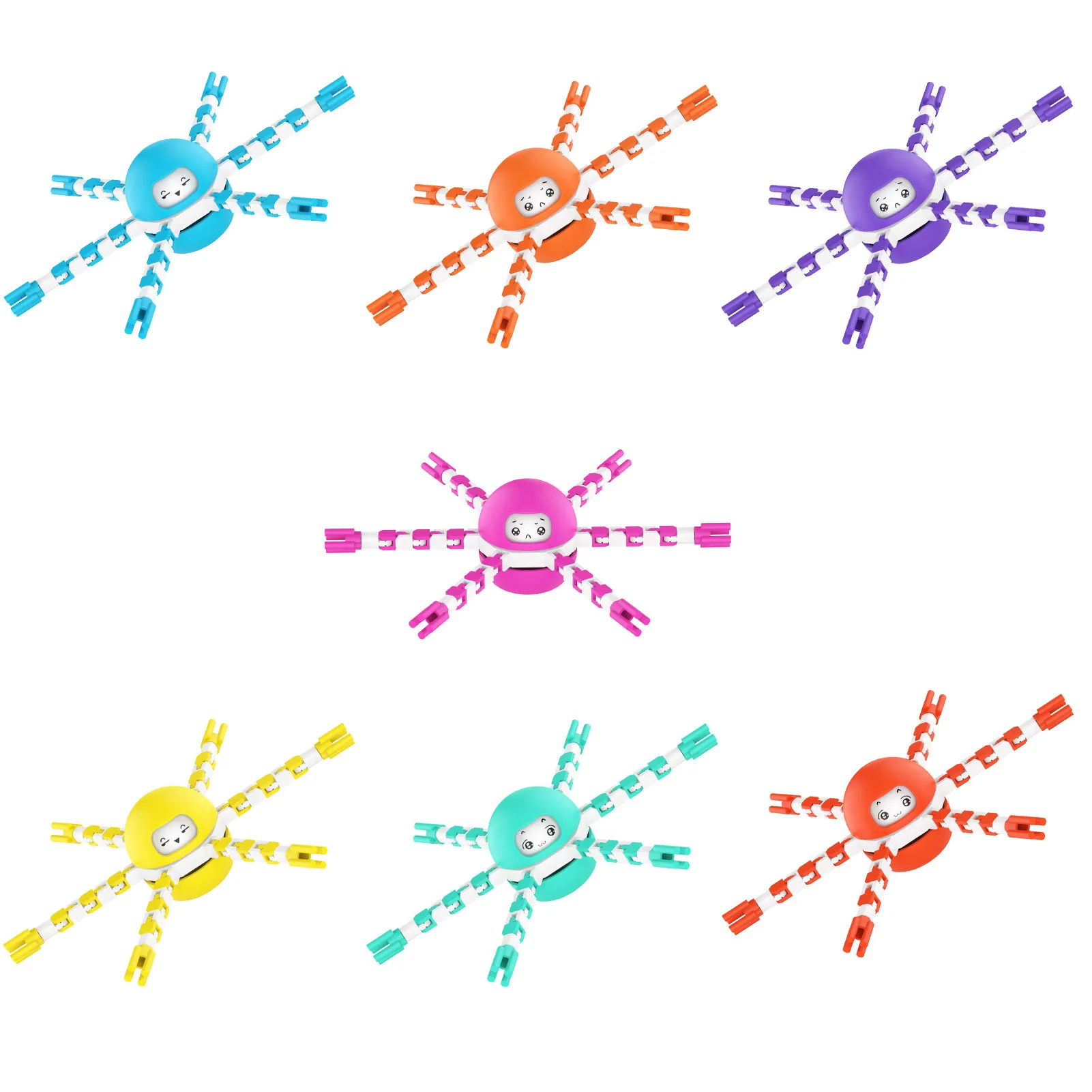 

Трансформируемая игрушка на кончик пальца, механический Спиннер, ручной гироскоп, игрушка для декомпрессии, вращающийся деформированный С...