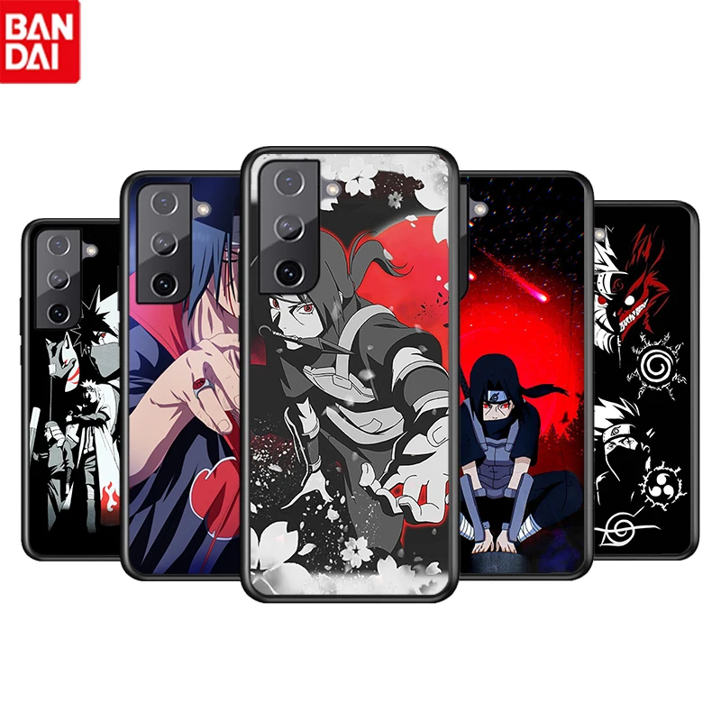 

Naruto Itachi uchiha For Samsung Galaxy S22 S21 S20 Ultra Plus Pro S10 S9 S8 4G 5G TPU Soft Black Silicone Phone Case Capa Cover