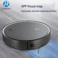 purerobo 1800pa gyro vslam robot vacuum cleaner for home auto dust home cleaning smart planned sweeping mopping wash tuya app ce