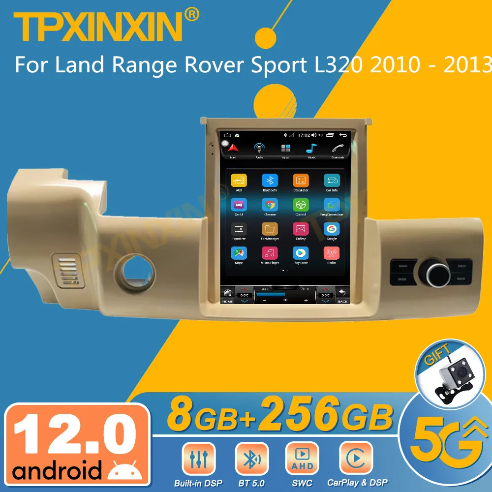 

Автомагнитола 2DIN на Android 12 для Land Range Rover Sport L320 2010-2013, мультимедийный проигрыватель с GPS