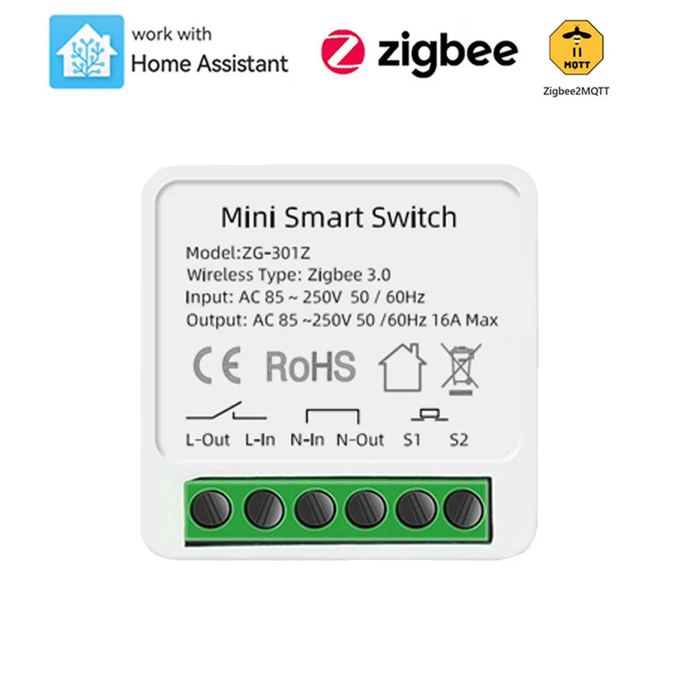 

RYRA Умный выключатель света ZigBee 3.0 с монитором питания