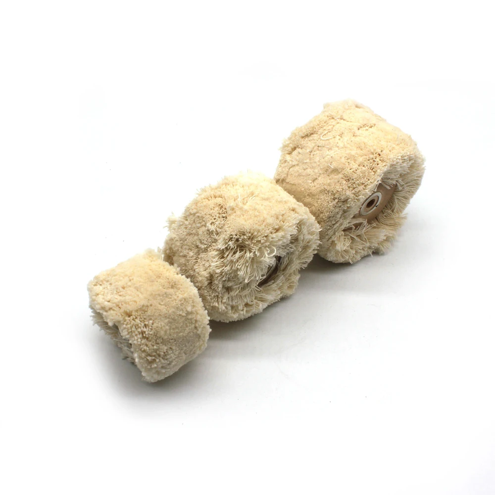 Полировальный круг с хлопчатобумажной нитью и деревянной металлической