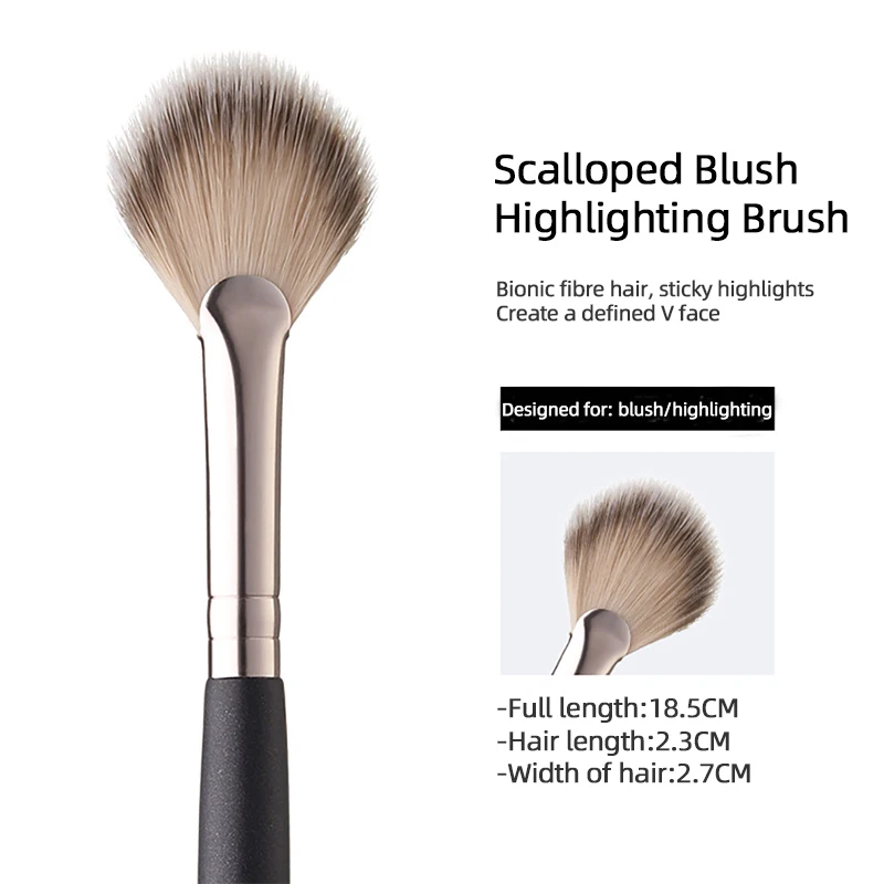 Мягкая Кисть для макияжа Рассыпчатая кисть пудры теней век искусственная пудра