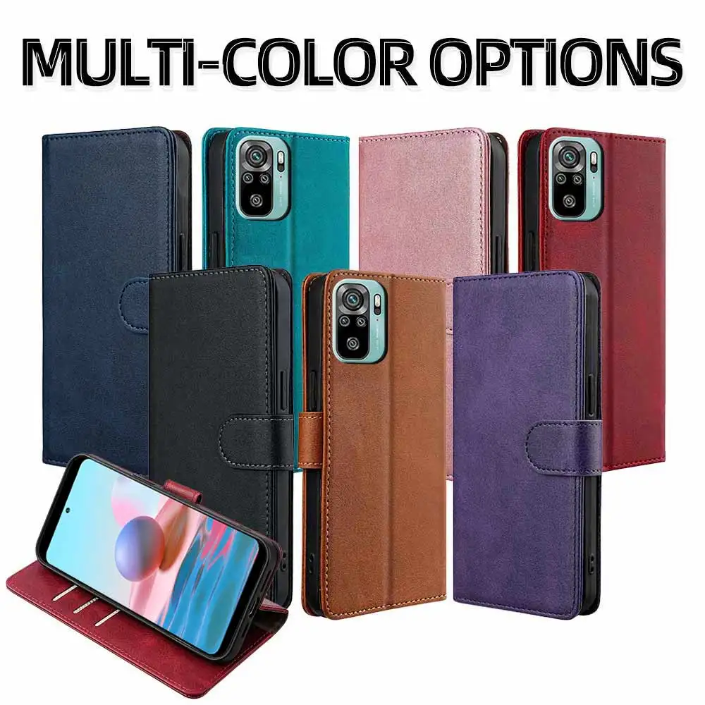 Кожаный флип-чехол для Redmi Note 10T мульти-карта защитный чехол Xiaomi 10 Pro Max note 10S Lite с