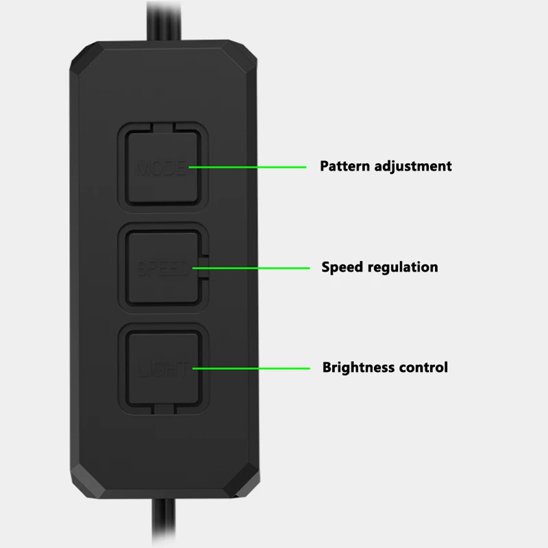 COOLLEO ARGB 5 в 3 контакта к SATA 25 см мини-адаптер управления RGB контроллер ler кабель для