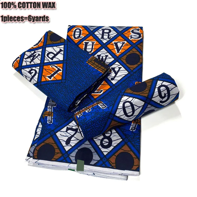 

Ankara Wax 100% cotton 2022 High Quality Ghana Style Guaranteed Veritable African Real Wax Printed Fabric 6 yards For Dress