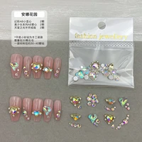 pretty girl 3d nail art decorations material package mixed sailor bow moonocean starforest elf series flatback crystal glass