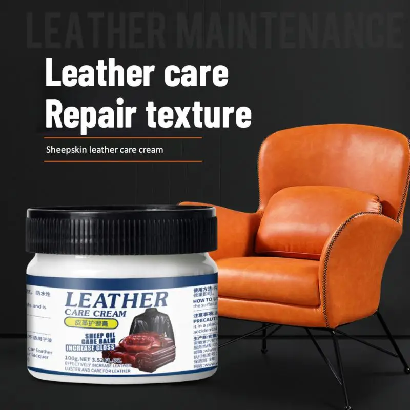 

Leather Color Repair Cream Leather Conditioner For Leather Furniture Leather Recoloring Balm For Leather Couches Sofas Shoes