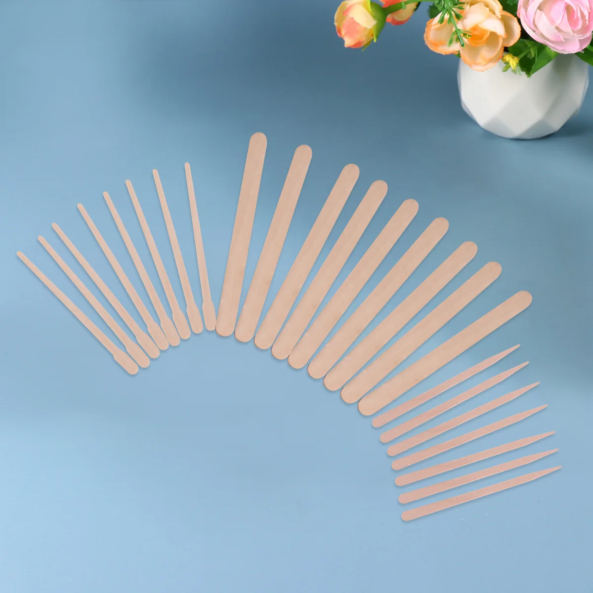 

600pcs Wooden Wax Sticks Bulk Wax Sticks for Hair Removal Large Wood Sticks for Waxing Waxing Sticks for Hard Wax