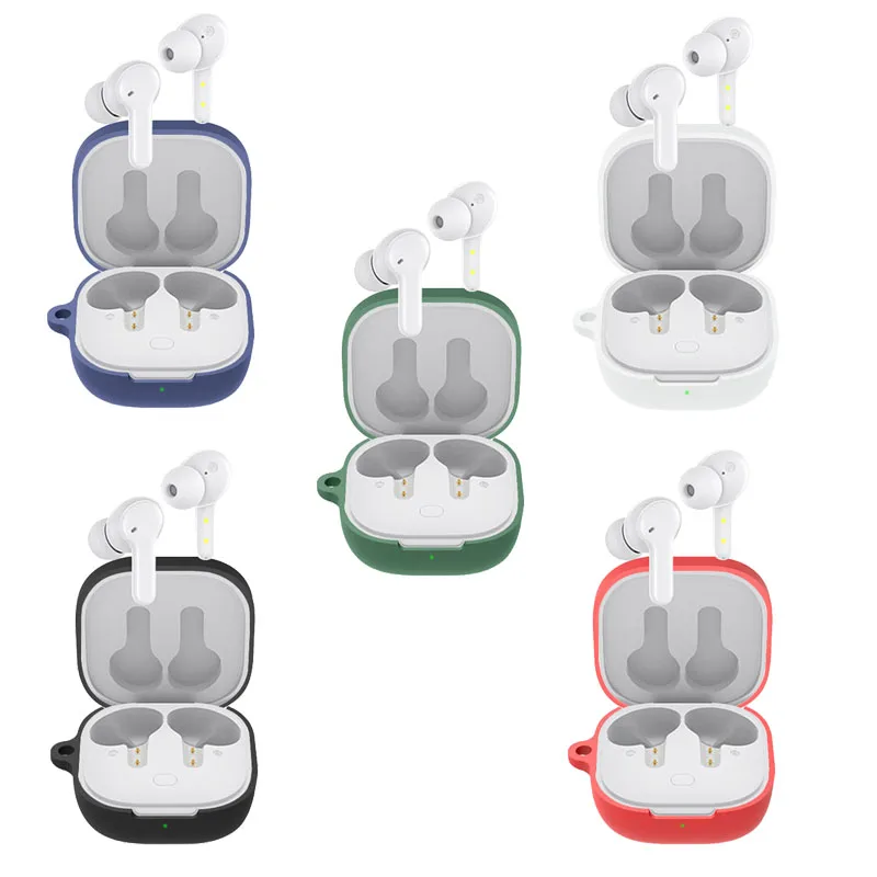 

Чехол для QCY T13, силиконовый тонкий мягкий чехол для наушников с зарядным устройством, беспроводные Bluetooth-наушники, защитный чехол