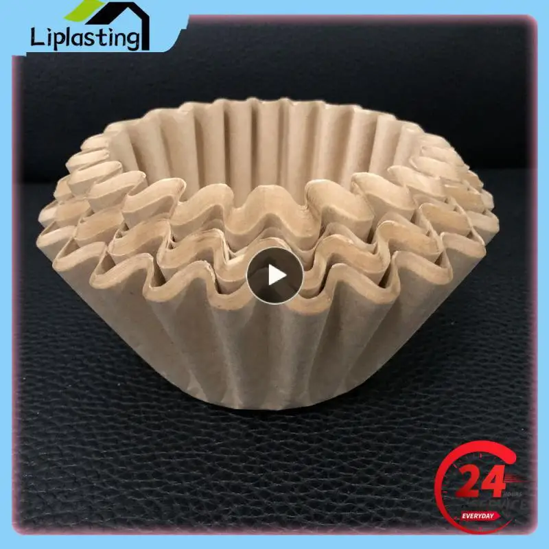 

1~10PCS FeiCBasket Coffee Filters for 1-4cups No bleach environmental filter paper Natural Brown for drip coffee for barista