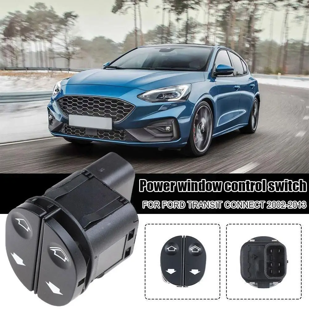 

6-pin ABS Plastic Electric Window Lifters Control Switch Electric Regulator Button for FORD Fiesta Fusion CarPuma Wholesale N9H7