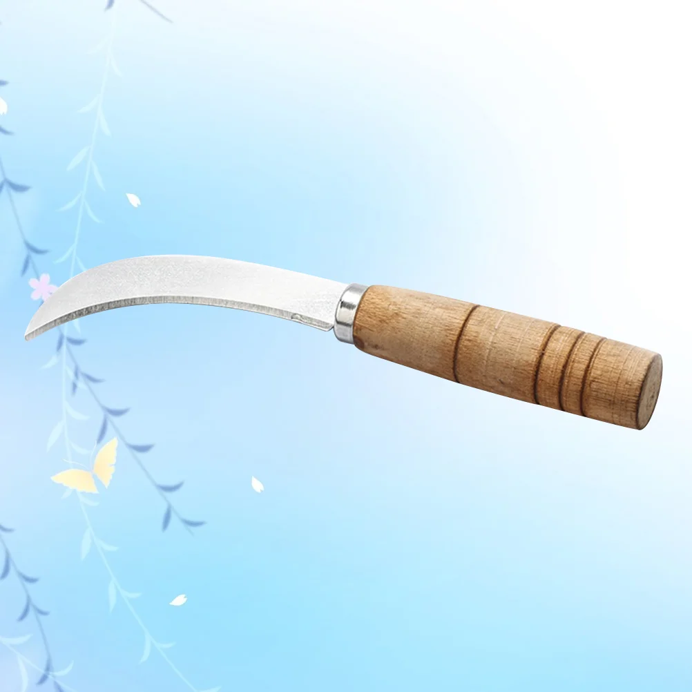 

Sicklefruit Pineapple Stainless Steel Grass Machete Orange Peeling Bananaheld Tool Brushgardening Clearing Hook Farming Berry