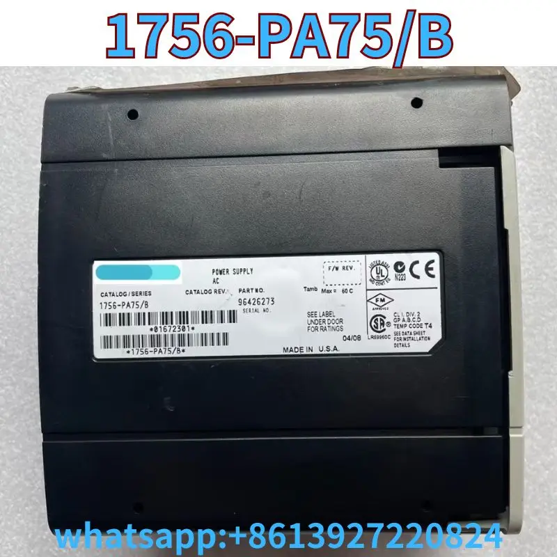 Модуль б/у 1756-PA75/B тест ОК Быстрая доставка |