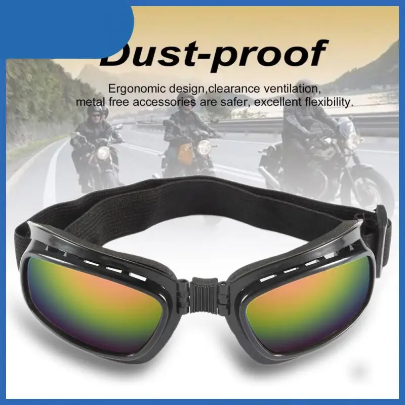 

Очки для езды на открытом воздухе складные очки для мотоцикла ветрозащитные лыжные очки для езды по бездорожью регулируемые эластичные очк...
