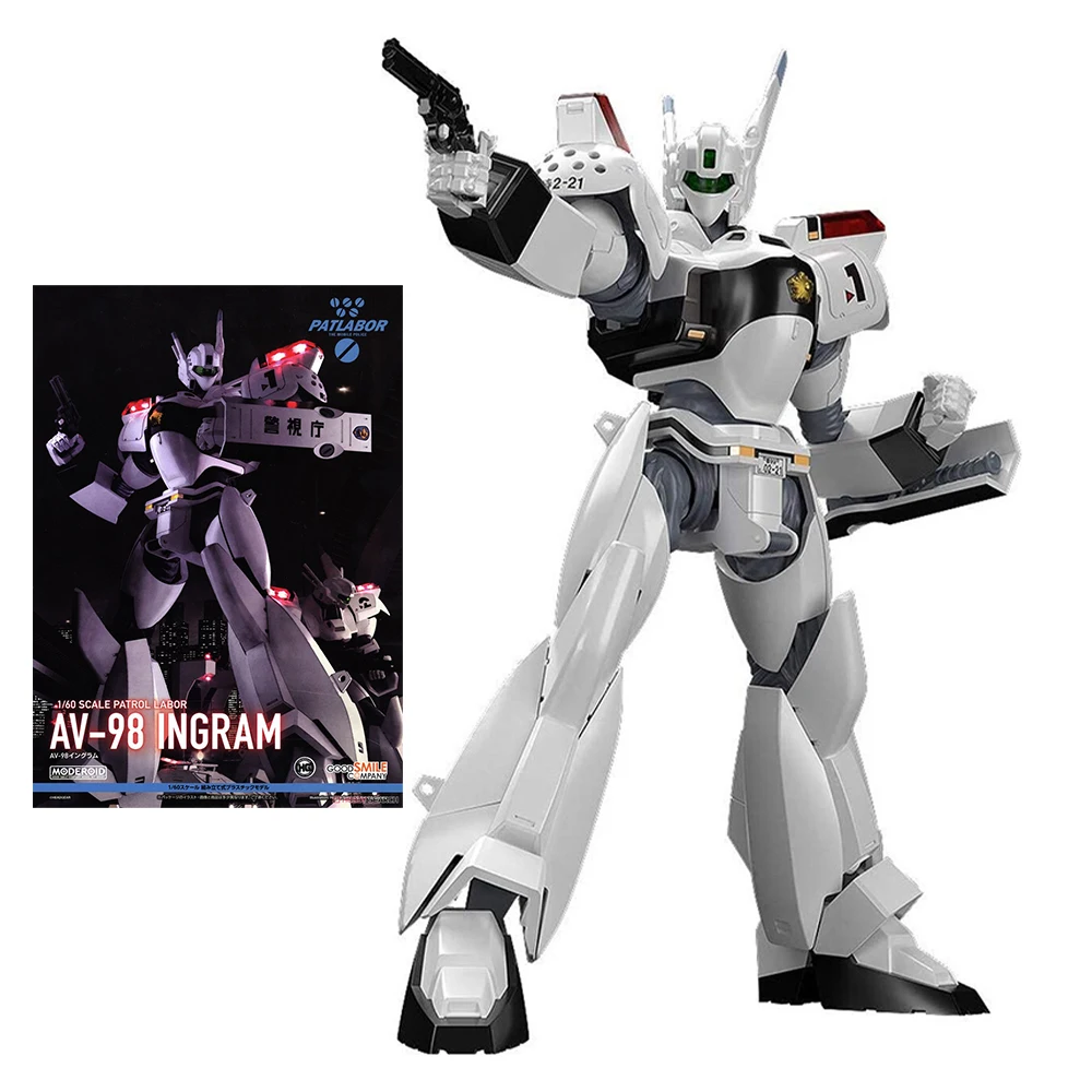 

Good Smile Genuine Mobile Police PATLABOR MG 1/35 Ingram Assembly Robot Model Anime Action Figure Toys for Boys Gifts