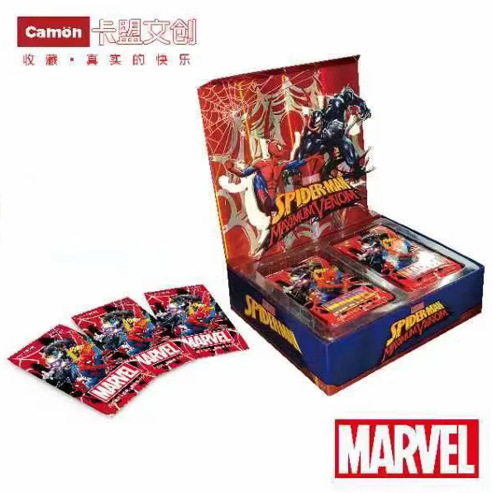 

New Marvel Original Collection Card for Kids Anime Figures Card Iron Man Thanos Bronzing Anime Collectible Flash Card Toys Gifts