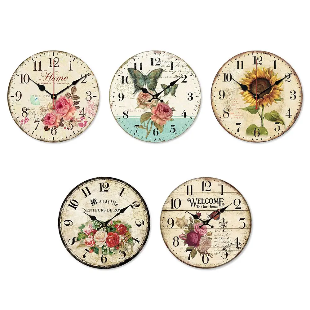 

Nordic Flower Minimalist 3D Battery Powered Clock Art Hanging Watch Home Decor Wall Clock Decorative Clocks