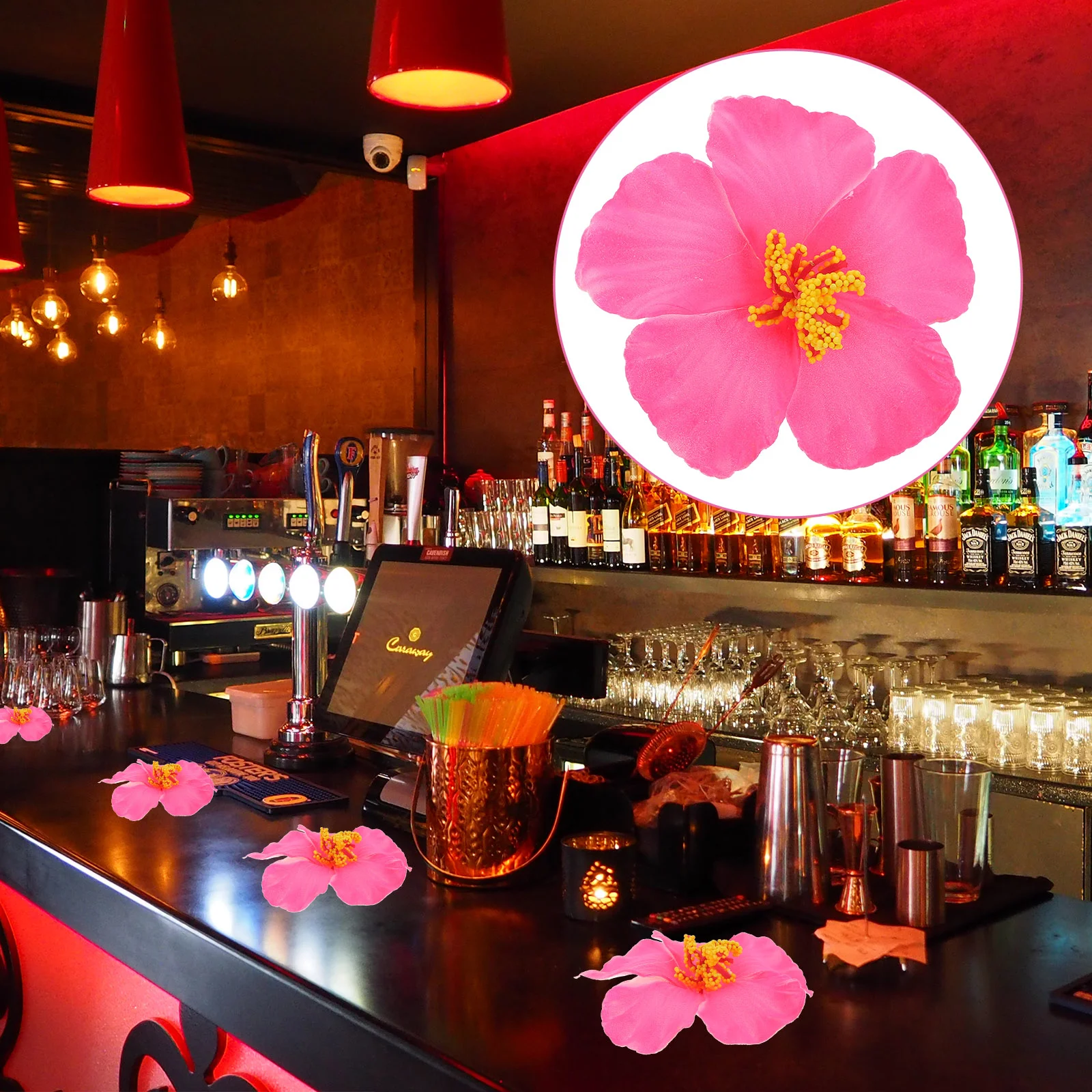 10 шт. украшения из цветов календулы искусственный гибискус ромашка банкетный