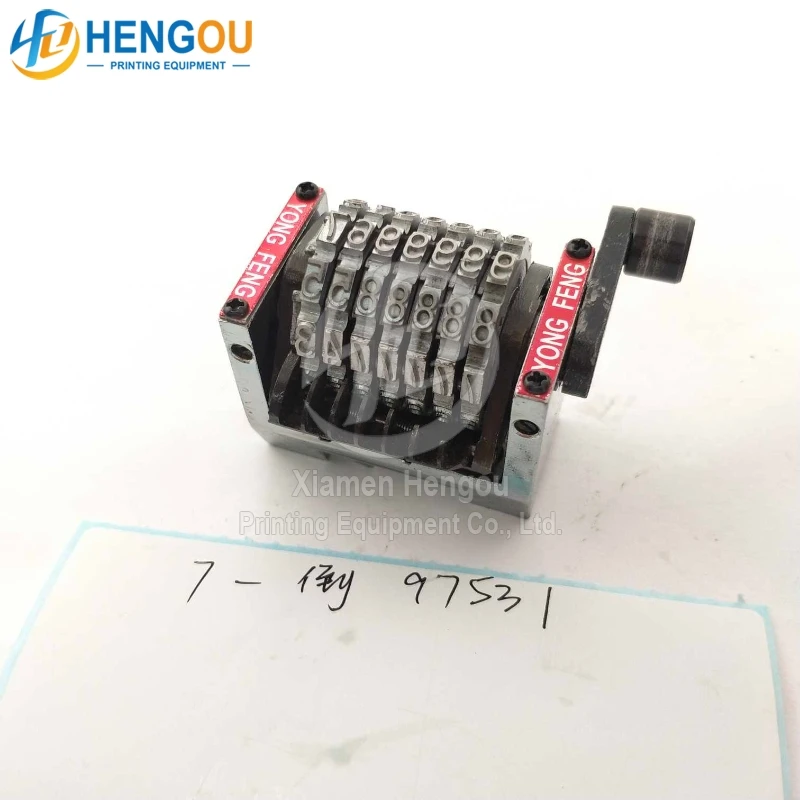 

1 PCS Free shipping 7 digits 18.9 numbering machine Automatic rebound odd last turn 97531 series for heidelberg GTO