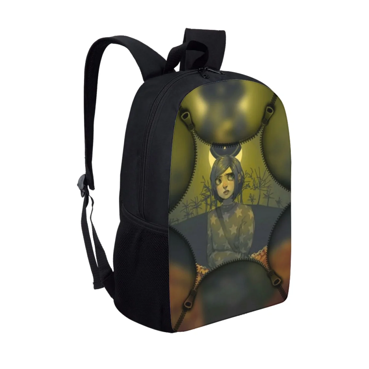 Coraline The Secret Door Anime Schoolbag for Teenager Girls School Bags Casual Backpack Women Rucksack Kids Children Book Bag