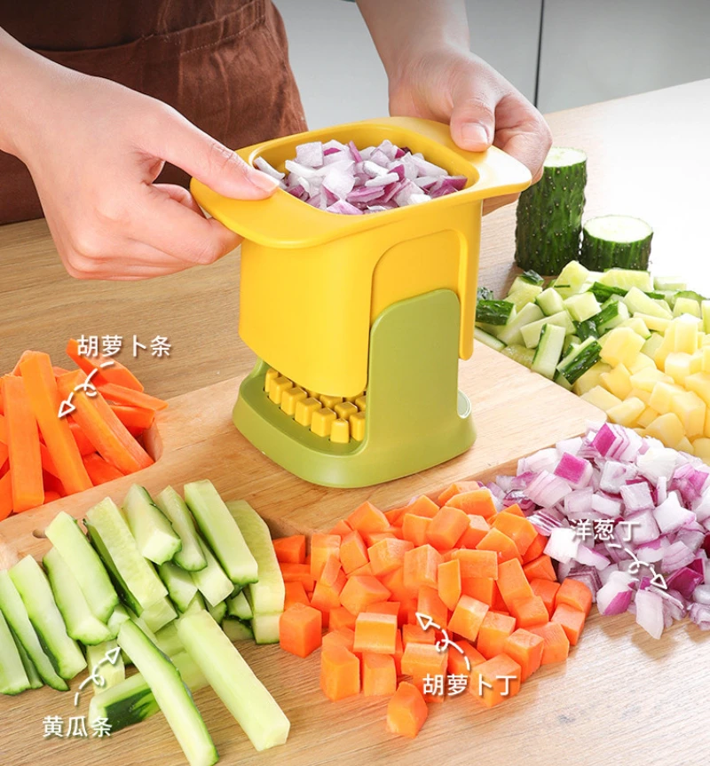 

New Vegetable Cutter Does Not Hurt Hands Diced Diced Radish Diced Potatoes Diced Ham Onion Diced Machine Kitchen Tools
