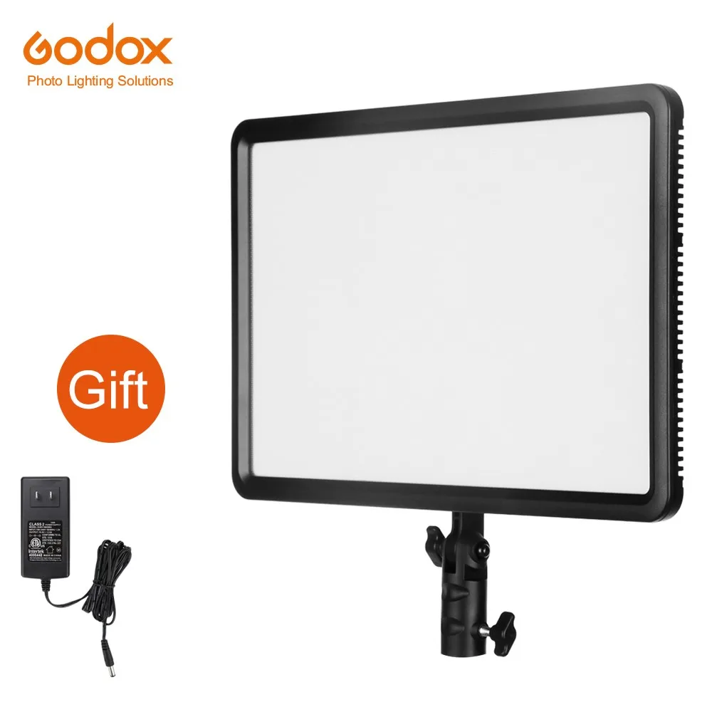 Godox LEDP260C 3300~5500K LED Bi-Color & Dimmable Studio Video Light Lamp Panel for Camera DV Camcorder+ Free AC adapter