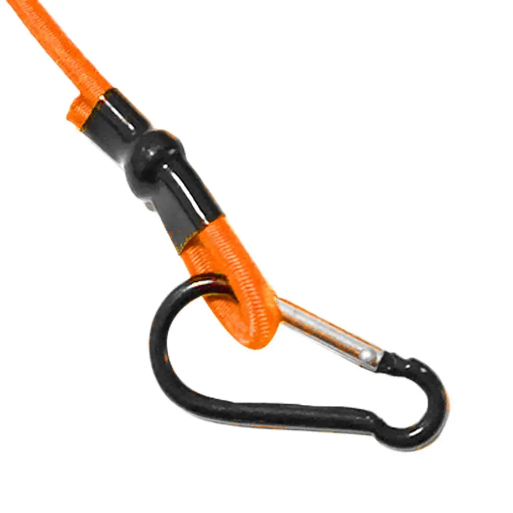 Эластичный поводок для буксировки каяка длиной 3 фута ремешок с 2 карабинами