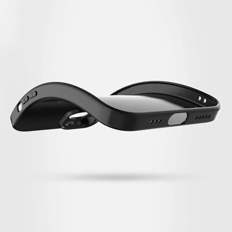 Черный силиконовый чехол для Apple iPhone 12 13 Mini 11 14 15 Pro Max 7 8 Plus X XR XS SE 2020 2022