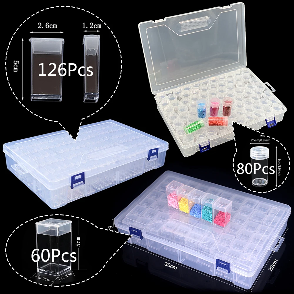 Клей для алмазной мозаики картины аксессуары коробка хранения палитра макияжа