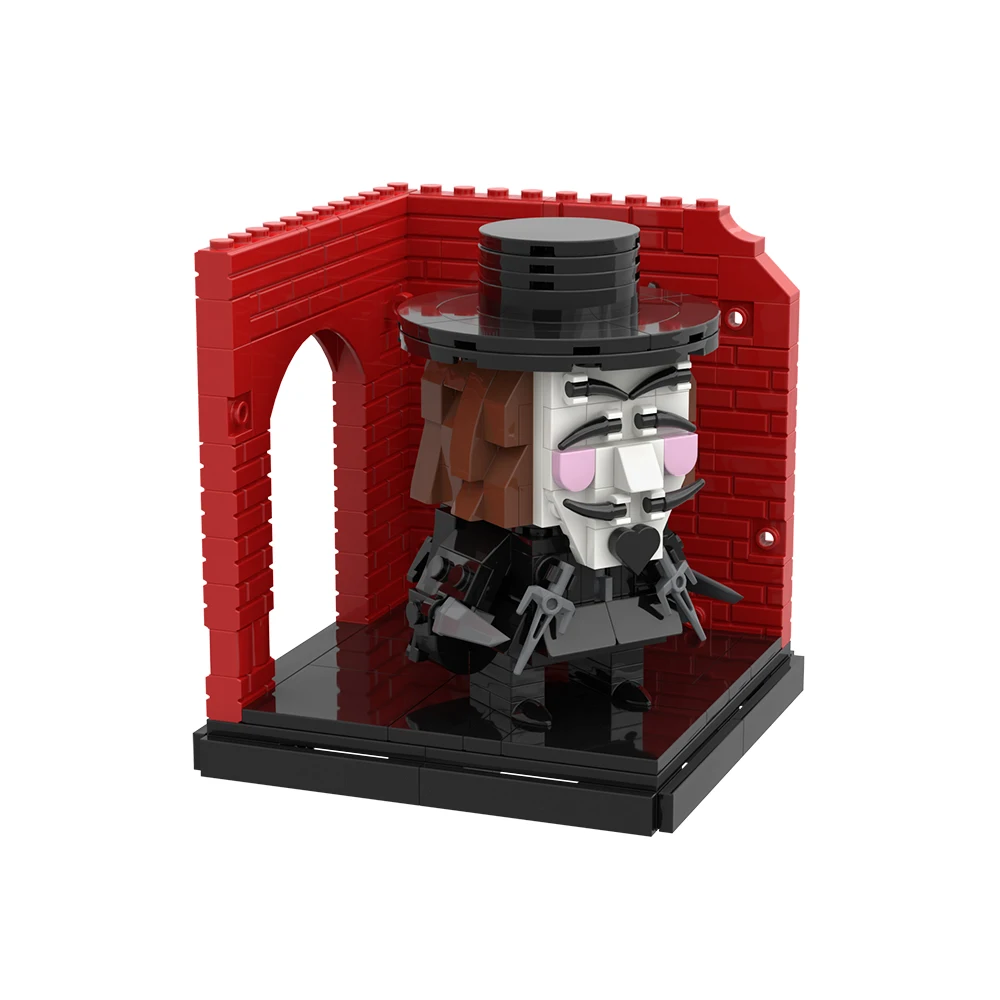 Фото Набор строительных блоков MOC V for Vendetta, 294 детали, модель маски антигероя Гая Фокса, игрушка из кирпичиков, подарок для взрослых №1
