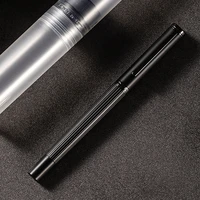 jinhao 88 series fountain ink pen black sea design elegant metal barrel clip fine nib writing signature office school f257