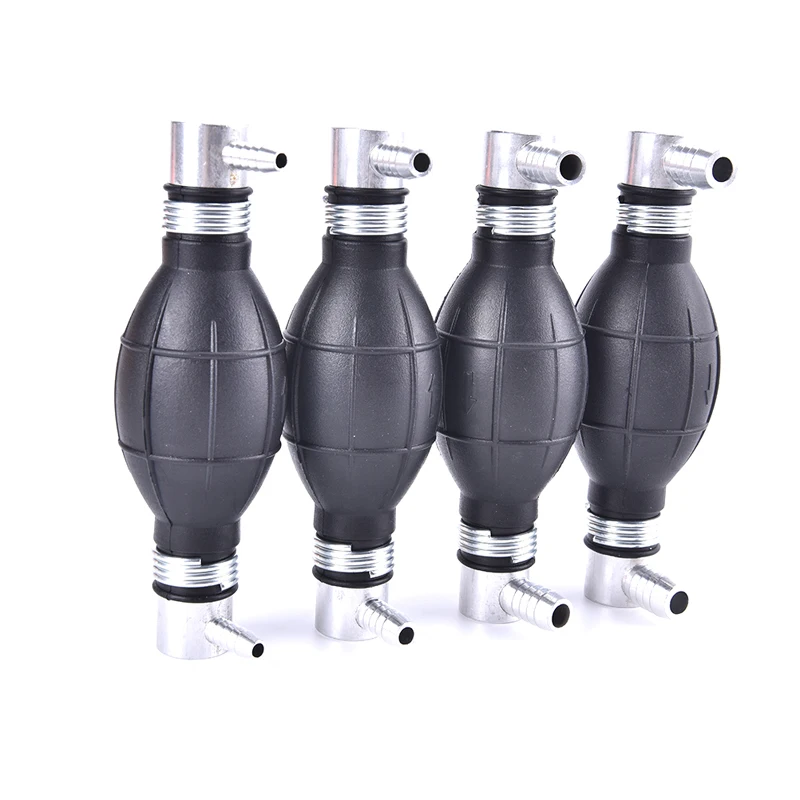 

6/8/10/12mm Fuel Pump Line Rubber Aluminum Hand Primer Bulb Diesel Oil Transfer
